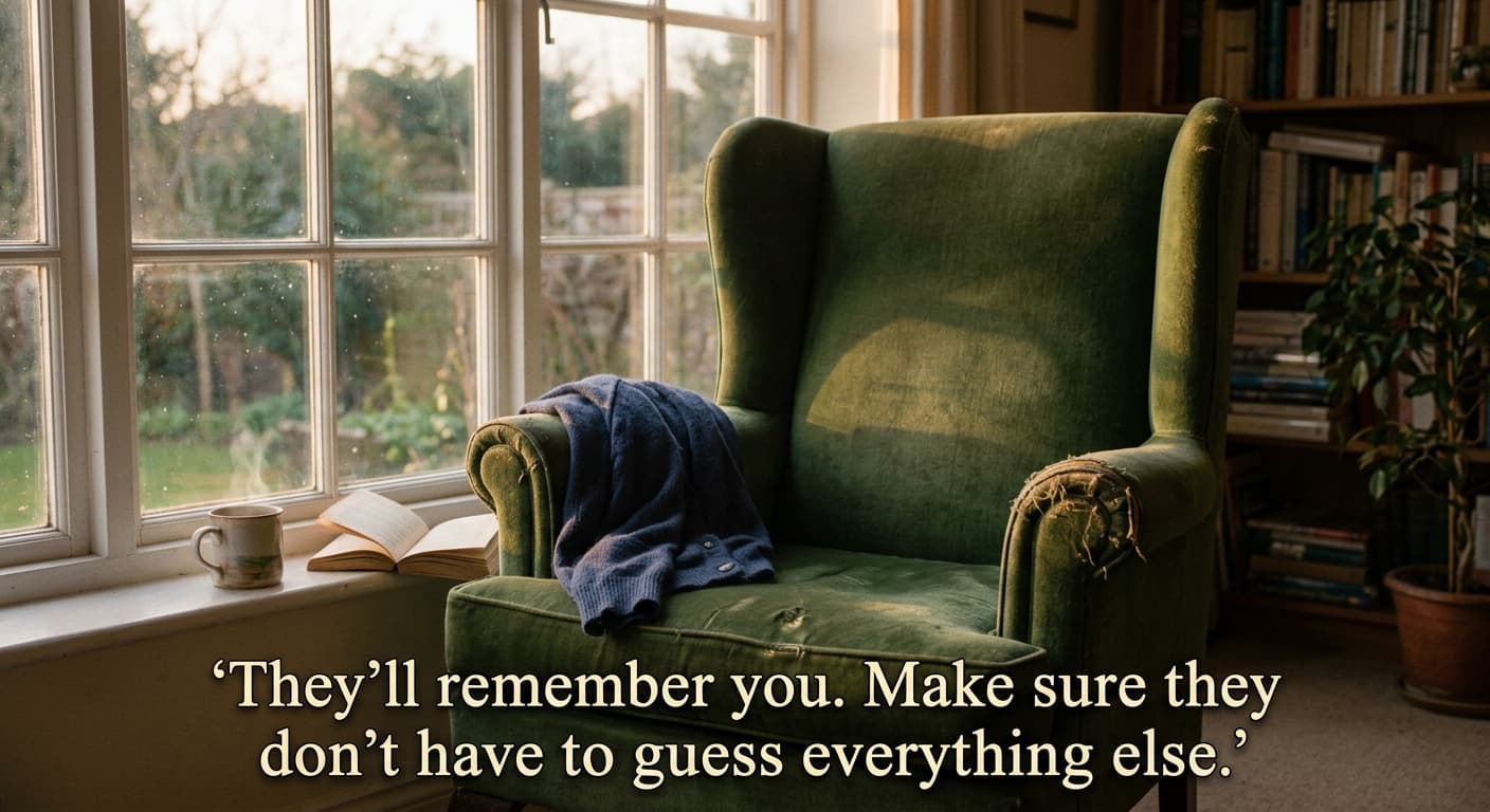 They'll remember you. Make sure they don't have to guess everything else.